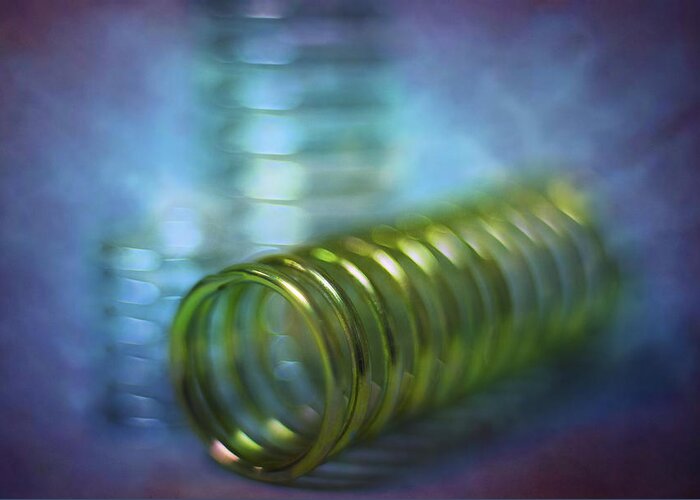 Spring Greeting Card featuring the photograph Spirals by Steven Richardson