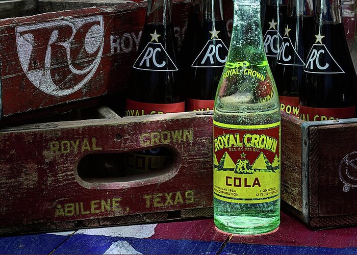 Abilene Greeting Card featuring the photograph Spotlight On RC Cola by JC Findley