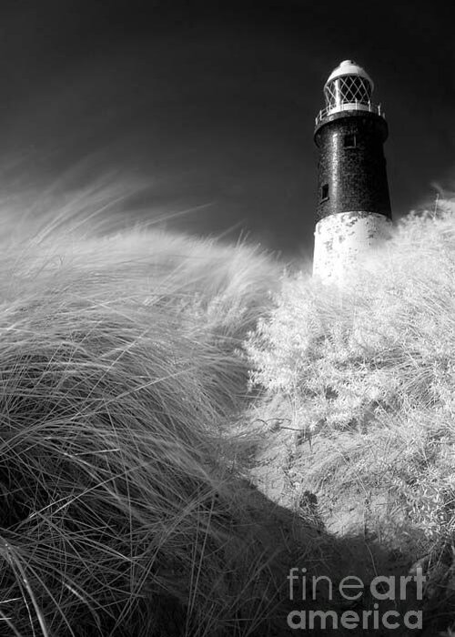 Spurn Point Greeting Card featuring the photograph Spurn Lighthouse by Richard Burdon