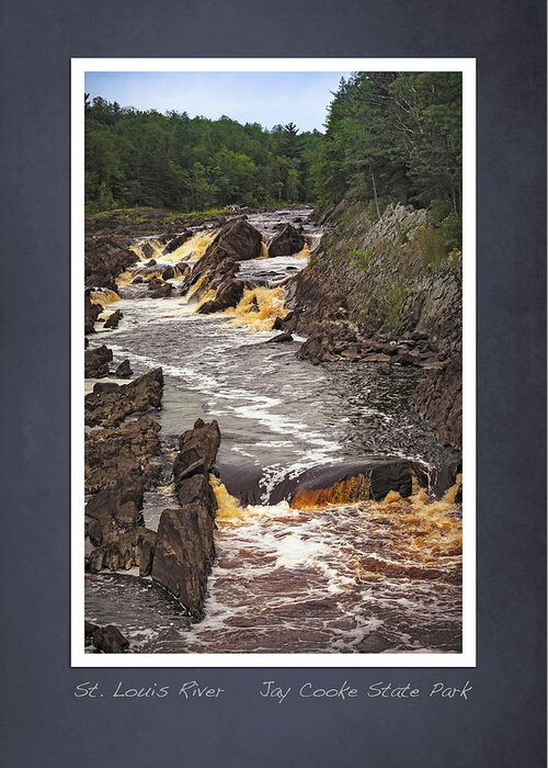 Jay Cooke Greeting Card featuring the photograph St Louis River scrapbook page 3 by Hermes Fine Art
