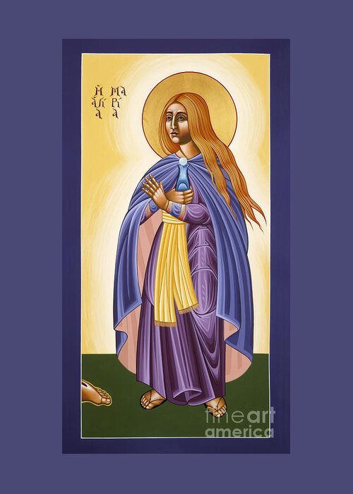 St Mary Magdalen Equal To The Apostles Greeting Card featuring the painting St Mary Magdalen Equal to the Apostles 116 by William Hart McNichols