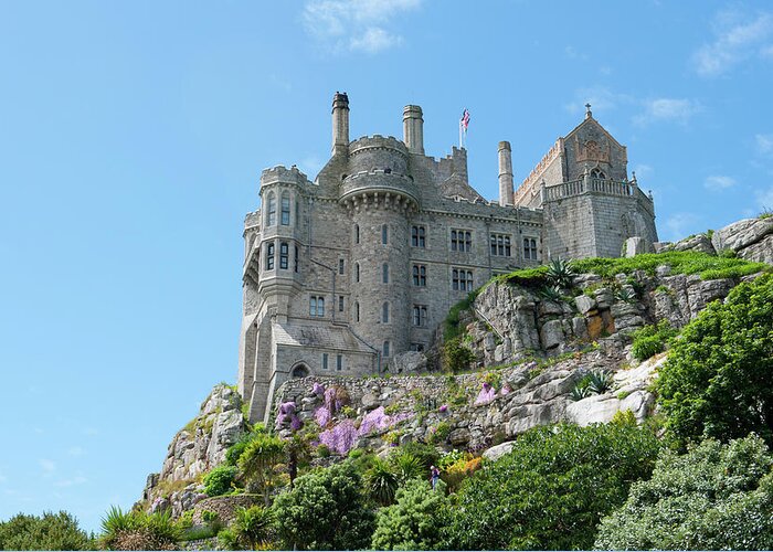 Helen Northcott Greeting Card featuring the photograph St Michael's Mount Castle by Helen Jackson