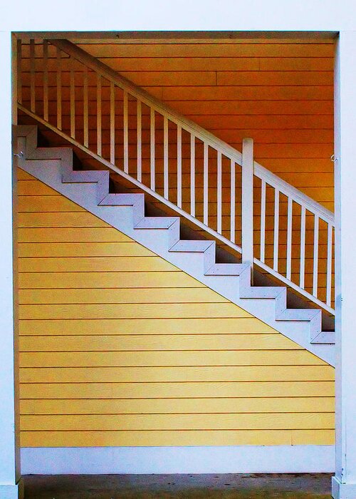 Stairs Greeting Card featuring the photograph Stairs by Farol Tomson