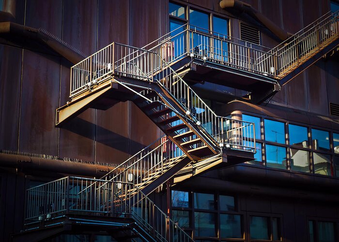 Creative Greeting Card featuring the photograph Stairs by Michael Gaida