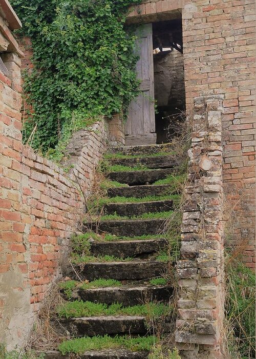 Europe Greeting Card featuring the photograph Stairway Less Traveled by Jim Benest