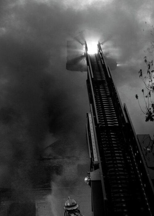 Fire Greeting Card featuring the photograph Stairway to Heaven by Brian N Duram