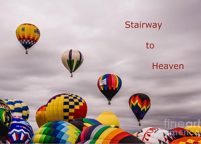 Stairway To Heaven Greeting Card featuring the photograph Stairway to Heaven by Grace Grogan
