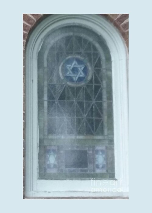 Star Of David Greeting Card featuring the photograph Star Of David by Seaux-N-Seau Soileau