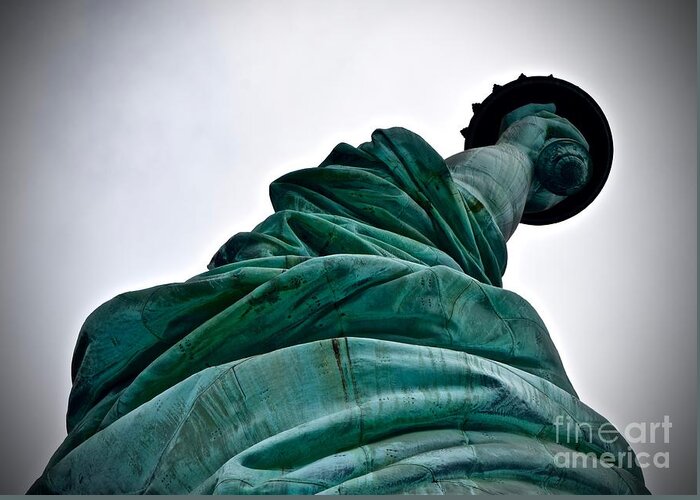 Statue Of Liberty Greeting Card featuring the photograph Statue of Liberty  New York by Debra Banks