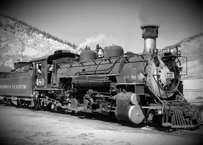 Home Greeting Card featuring the photograph Steam Engine 480 by Richard Gehlbach