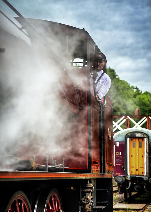 Train Greeting Card featuring the photograph Steam by Nick Bywater