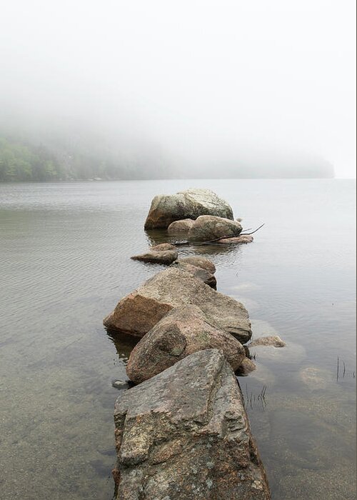 Rocks Greeting Card featuring the photograph Stepping into the Unknown by Holly Ross