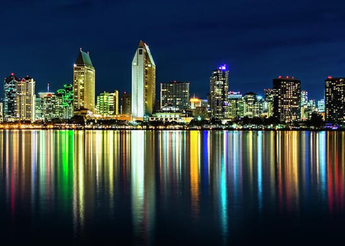 San Diego California Greeting Card featuring the photograph Still of the Night by Dan McGeorge