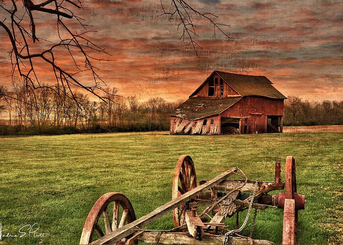 Barn Greeting Card featuring the photograph Still Standing by Andrea Platt