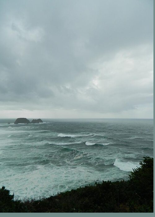 Oregon Greeting Card featuring the photograph Storm Coming In by Gallery Of Hope 