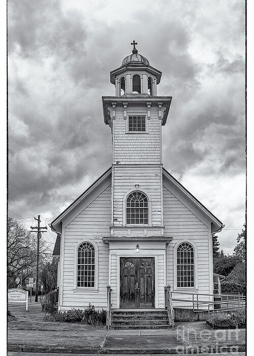 Church Greeting Card featuring the photograph Storm Shelter by Craig Leaper