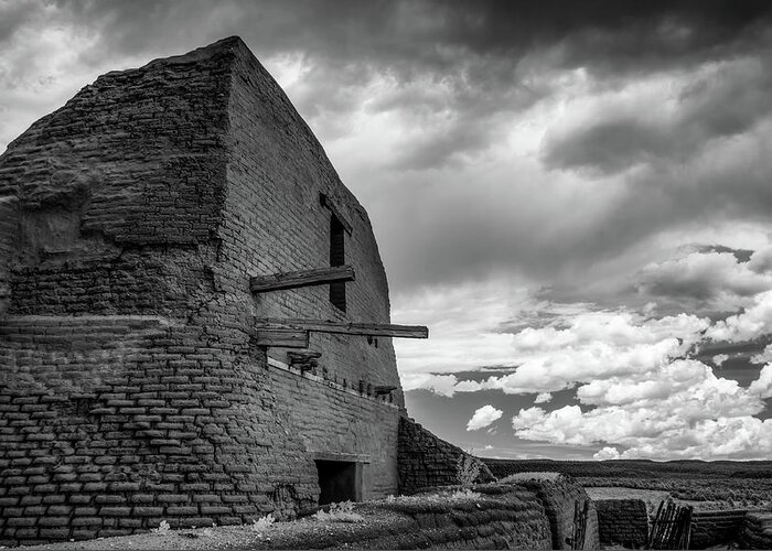 Pecos Greeting Card featuring the photograph Strange Architecture by James Barber