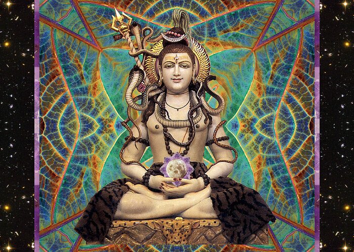 Shiva Greeting Card featuring the photograph Sublime Yogi by Bell And Todd