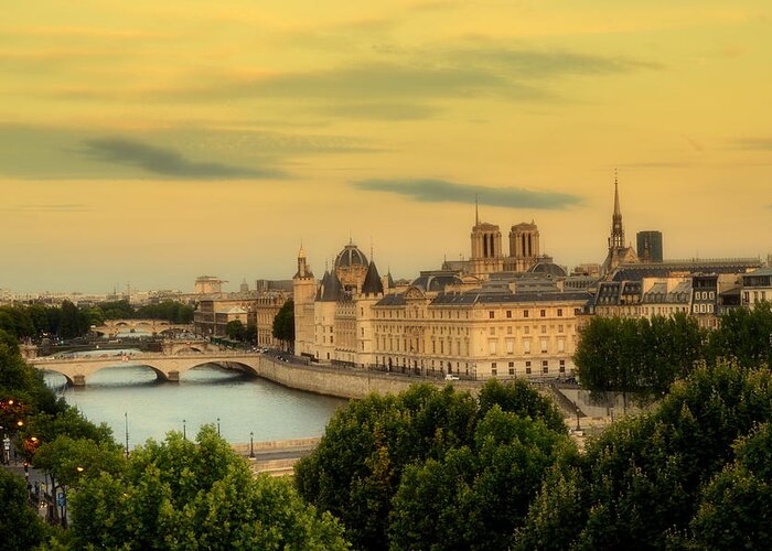 Marla Mcpherson Greeting Card featuring the photograph Summer Morning In Paris by Marla McPherson
