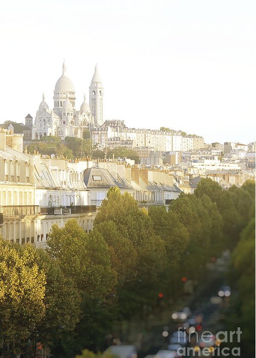 Photography Greeting Card featuring the photograph Sunrise in Montmartre by Ivy Ho