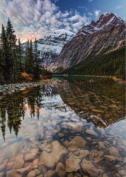 Jasper National Park Greeting Card featuring the photograph Sunrise in the Rocky Mountains by Pierre Leclerc Photography