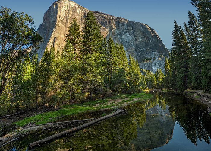 California Greeting Card featuring the photograph Sunrise on El Capitan by Peter Tellone