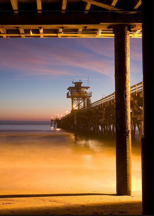 San Clemente Greeting Card featuring the photograph Sunset at San Clemente by Cliff Wassmann