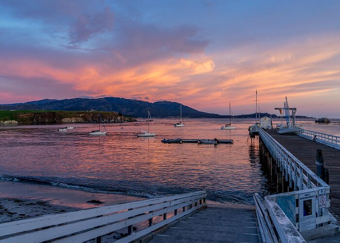 Sunrise Greeting Card featuring the photograph Sunset At Stillwater Cove by Derek Dean