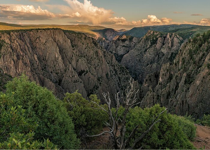 Loree Johnson Photography Greeting Card featuring the photograph Sunset Over the Black Canyon by Loree Johnson