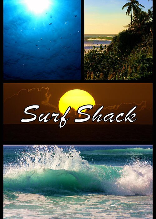 Beach House Greeting Card featuring the photograph Surf Shack by Brad Scott