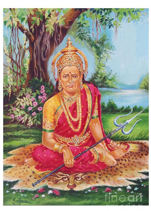 Swami Samarth Painting by Kalpana Talpade Ranadive