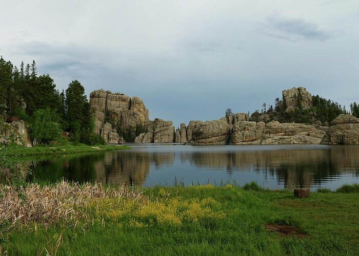  South Greeting Card featuring the photograph Sylvan Lake In The Black Hills by Christiane Schulze Art And Photography