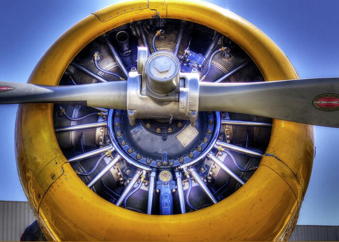  Greeting Card featuring the photograph T-6 by Joe Palermo