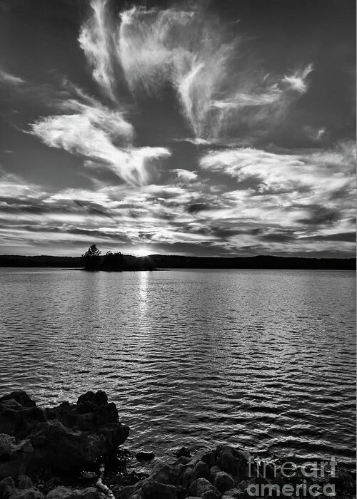Tablerock Greeting Card featuring the photograph Tablerock Lake 1 by Dennis Hedberg