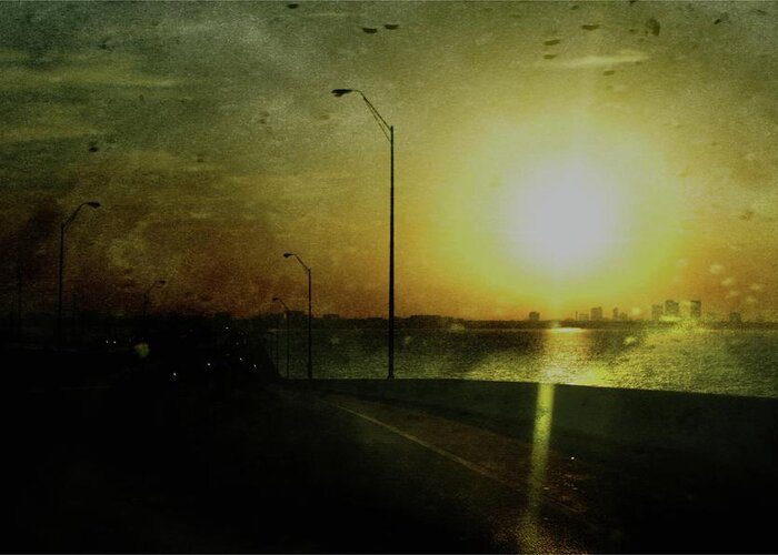 City Greeting Card featuring the photograph Tampa Gritty Morning by Stoney Lawrentz