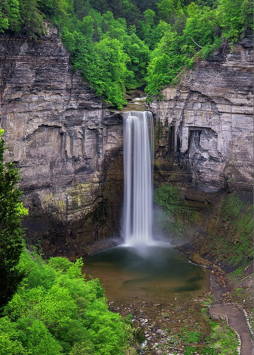 Taughannock Falls State Park Greeting Card featuring the photograph Taughannock-Summer by Mark Papke