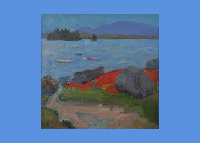 Bay Greeting Card featuring the painting Taunton Bay by Francine Frank