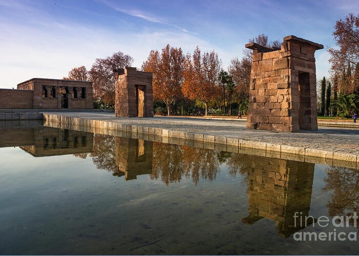 Debod Greeting Card featuring the photograph Temple of Debod by Andrew Michael