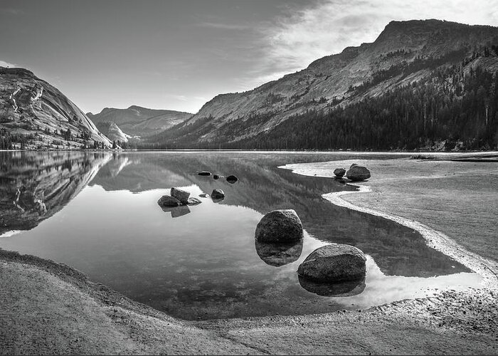 Yosemite Greeting Card featuring the photograph Tenaya Lake Morning by Alexander Kunz