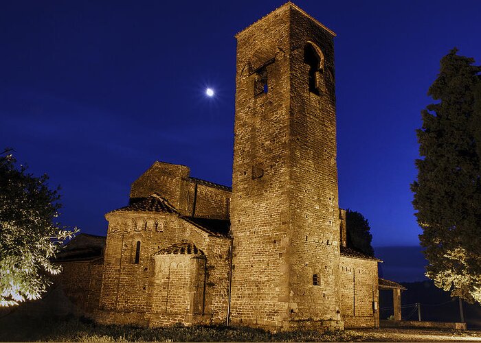Italy Greeting Card featuring the photograph Tenth Century Church in Artimino by Rick Starbuck