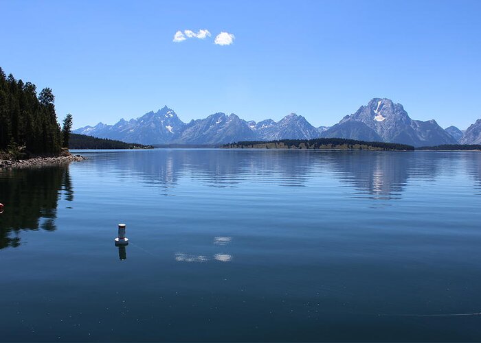 Tetons Greeting Card featuring the photograph Tetons by FD Graham