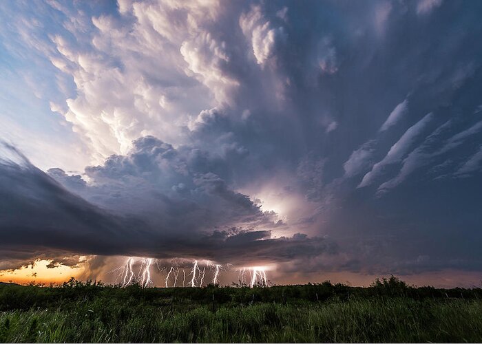 Storm Greeting Card featuring the photograph Texas Twilight by Marcus Hustedde