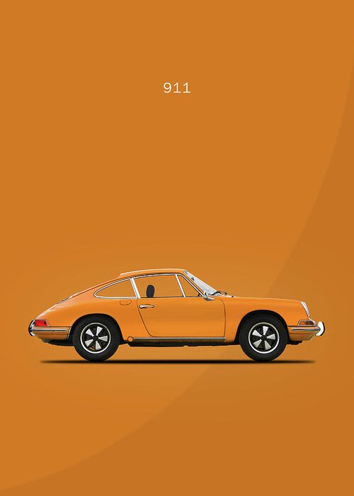 Porsche 911 Turbo Greeting Card featuring the photograph The 911 1968 by Mark Rogan