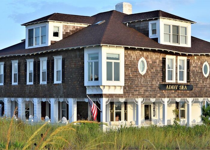  Greeting Card featuring the photograph The Addy Sea Hotel - Bethany Beach Delaware by Kim Bemis