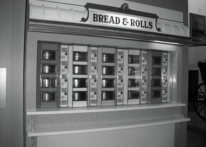 History Greeting Card featuring the photograph The Automat by John Schneider
