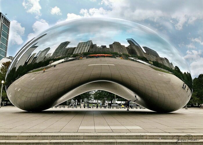 The Bean Greeting Card featuring the photograph The Bean by Jackson Pearson