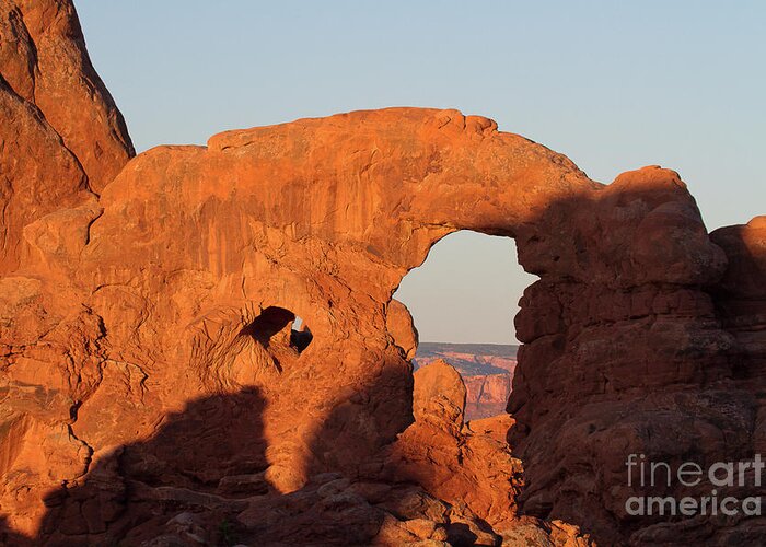 Utah Landscape Greeting Card featuring the photograph The Elephant's Trunk by Jim Garrison