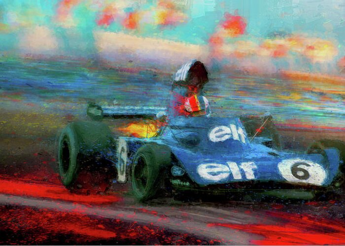 Tyrrell Greeting Card featuring the digital art The French Elf by Alan Greene