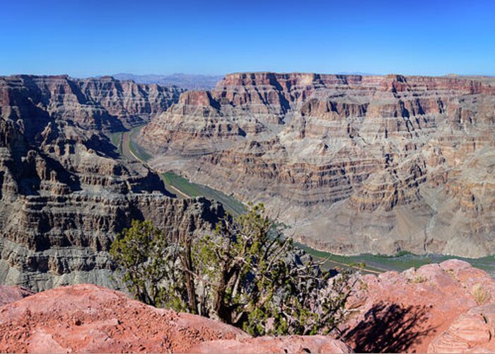 Grand Canyon Greeting Card featuring the photograph The Grand Canyon Panorama by Andy Myatt
