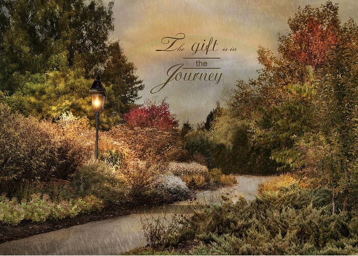 Journey Greeting Card featuring the photograph The Journey----- by Robin-Lee Vieira